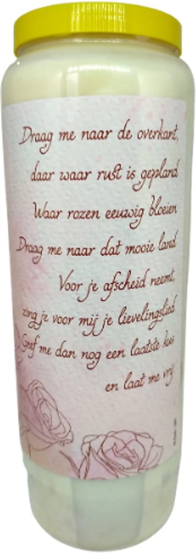 Noveenkaars Overkant - 9 dagen brander - set van 5 stuks
