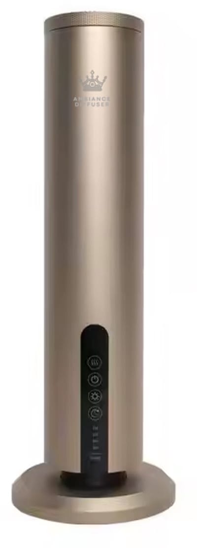 Ambiance Diffuser A-326 – Oplaadbare Aroma Diffuser Zonder Water – Professionele Geurmachine – 500 ml – Tot 100 m² – Draadloos – Goud