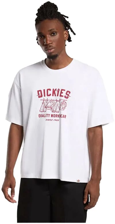 Dickies Laundry Boxy T-shirt Met Korte Mouwen Wit XL Man