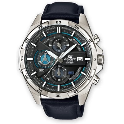 Casio Edifice EFR-556L-1AVUEF Herenhorloge 49 mm - Zwart
