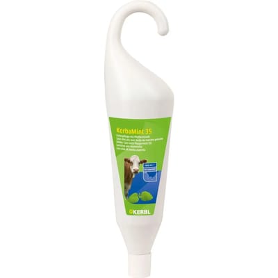 Uierverzorging in hangende fles Kerbl KerbatMint 35