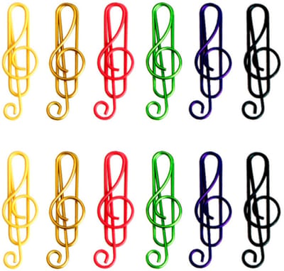 Paperclips - Gekleurde paperclips - Metalen paperclips - Kantoorartikelen - Mappen - Schrijfwaren - 100 stuks