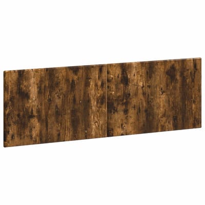 vidaXL - Wandgemonteerd - Hoofdbord - BREDA - Gerookt - eiken - Bewerkt - hout