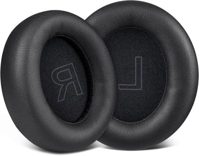 Vervangingskussens voor Hoofdtelefoons, Zachte Proteïneleer, Geluidsisolatie - Compatibel met Soundcore Life Q30/Q35 - Comfortabel en Duurzaam