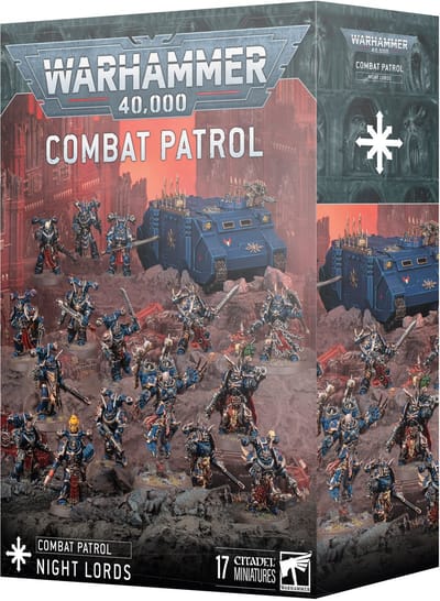 Boîte d'armée Games Workshop Warhammer 40k - Patrouille SMC Night Lords