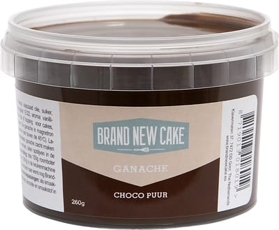BrandNewCake® Chocolade Puur Ganache 260gr - Kant en Klaar Ganache - Ready To Use