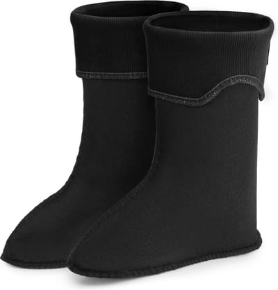 Ladeheid Sokken voor Regenlaarzen - Kinderen - Fleecesokken - LA-LMG-Socks-Termix - Zwart - 22/23