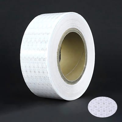 Dailygoods- Reflecterend Plakband 10 m x 5 cm - Hoge Intensiteit - Veiligheidsband - Waterdicht - Voor Fiets/Voertuigen - Honingraat Design - Reflectietape