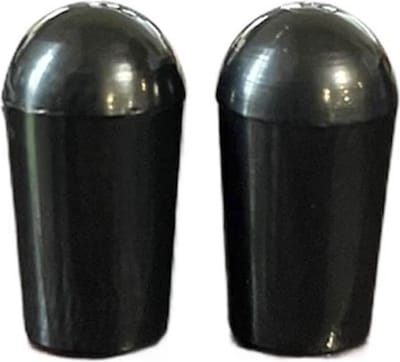 Allparts SK0040023 – Switch Tip voor USA Toggle Switches (2 stuks, Zwart)