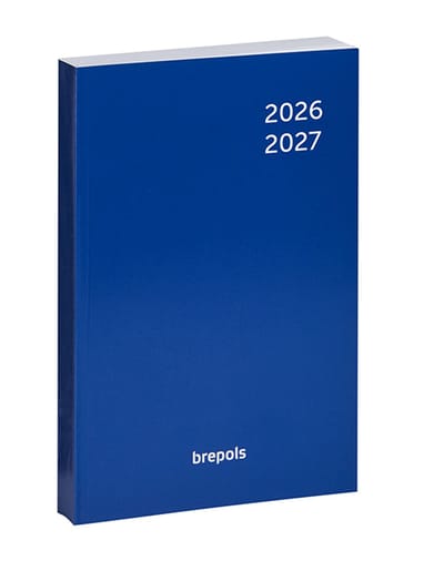 Brepols agenda 2026-2027 - CLASSIC FLEXI - Schoolagenda - 1 dag per pagina - Soepele omslag - Dagoverzicht - Blauw - 11.5 x 16.9 cm