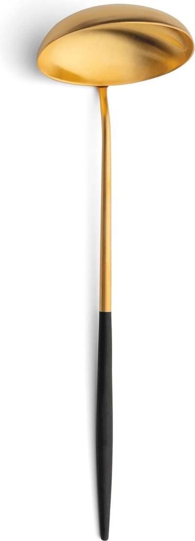 Cutipol Goa - Soeplepel Zwart/Goud