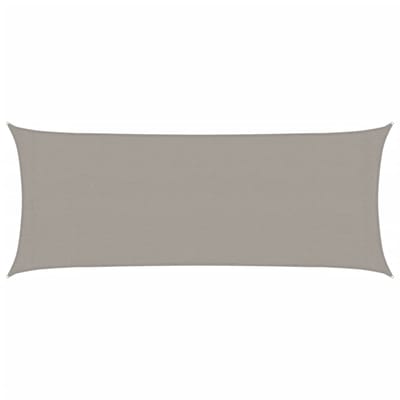 vidaXL - Zonnezeil - 160 - g/m² - rechthoekig - 2x4,5 - m - HDPE - lichtgrijs