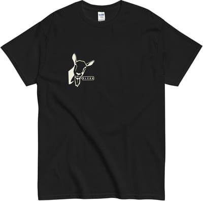 Grappig T Shirt met Geit Illustratie Blehh - Dames en Heren Tshirt - Zwart - S