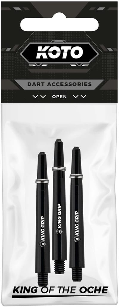 KOTO King Grip Black - Dart Shafts Inbetween