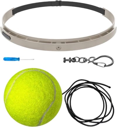 Boksbal Hoofdband - Reflexbal Set - Sport Training - Draagbaar Ontwerp - 6 cm Diameter - Meerkleurig