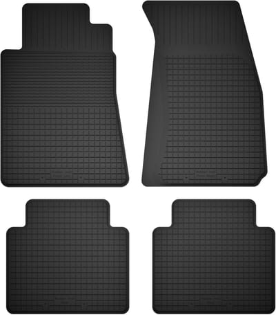 Wielganizator BasicProtect-serie - Universele Auto Rubbermatten - 4 Stuks - Antislip - Weerbestendig