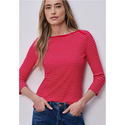 Gestreept basic shirt