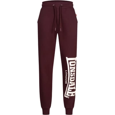 Lonsdale London Logo Large Heren Trainingsbroek - rood - M