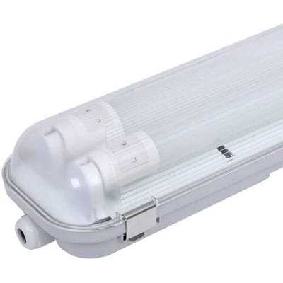 HOFTRONIC 6x LED TL Armatuur 150 cm - 6000K Daglicht wit  - 2x24 Watt - IP65 Waterdicht