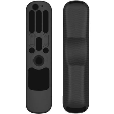 Housse de protection pour télécommande Douce Anti-dérapante Enveloppement complet Silicone Housse pour télécommande TV pour LG AN noir