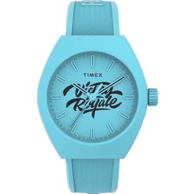 Timex Urban Pop x Fortnite TW2W96900 Horloge - Kunststof - Blauw - Ø 40 mm