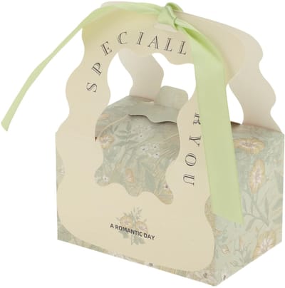 Dailygoods- Geschenkdozen 20 Stuks - Bloemenpatroon - 10 x 6,5 x 6 cm - Duurzaam - Voorgevouwen Ontwerp - Milieuvriendelijk - Cadeauverpakkingen
