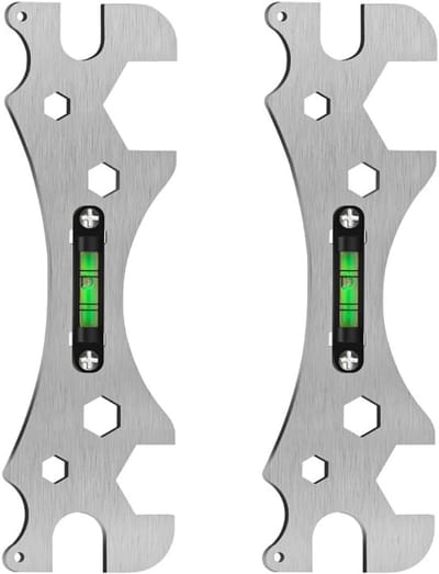 2x Badkamersleutel Set: Universele Douche- en Kraansleutel voor 8 t/m 24mm Zeskant Schroeven