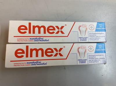 Elmex Anti-Cariës Mentholvrij Tandpasta – 2 x 75 ml - Voordeelverpakking
