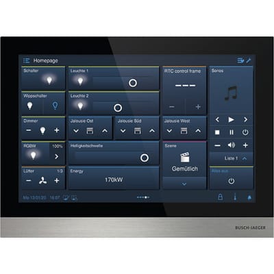 ABB Welcome IP Touch 10 Video Intercom Display Zwart - 2TMA130050B0058