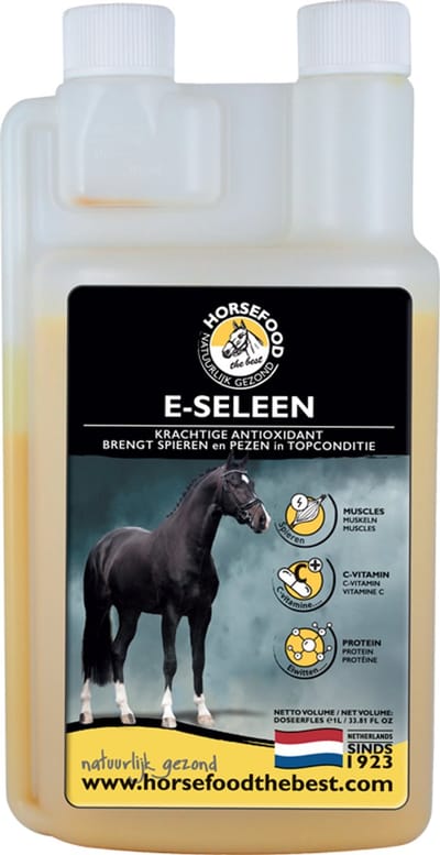 Horsefood E-Seleen | Brengt spieren en pezen in topconditie 1 liter
