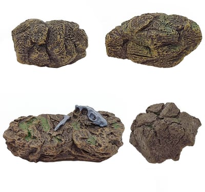 Dailygoods- Miniatuur Rotsen - Kunstmatige Rotsen - Tuinaccessoires - Decoratie voor Miniatuurtuinen - DIY Tuinlandschap - Realistische Vorm
