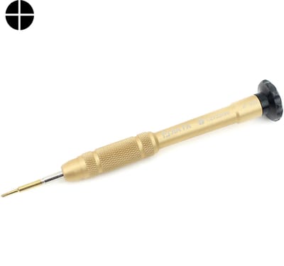 Let op type!! JIAFA JF-609-1.2 Cross 1.2 Mobile Phone Repair Tool Screwdriver (Gold)
