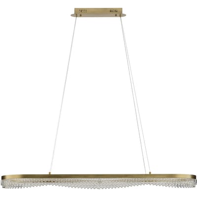 Milagro Lighting LED hanglamp Preciosa, goud, metaal, lengte 120 cm