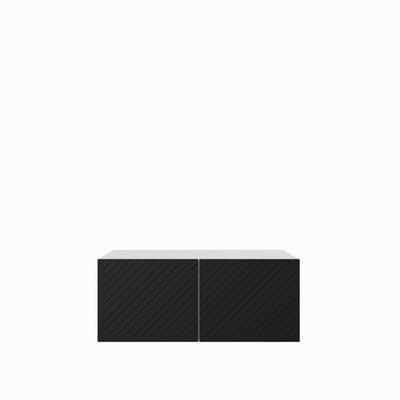 TV-kast Kaja 1x100 cm (wit + zwart)