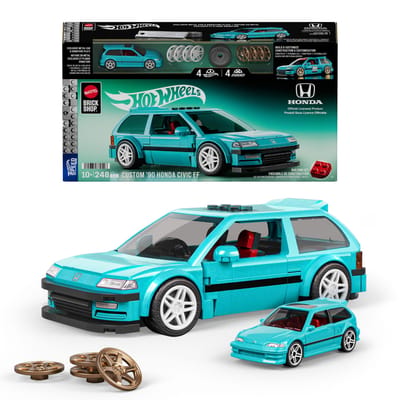 Mattel Brick Shop Hot Wheels Speed Series - Custom '90 Honda Civic EF