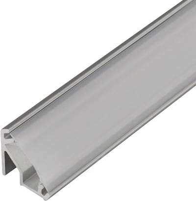10 x LED Profiel-99 met opale afdekking 2000 x 15,7 x 15,8 mm Aluminium geëloxeerd voor LED strips tot 10 mm brede
