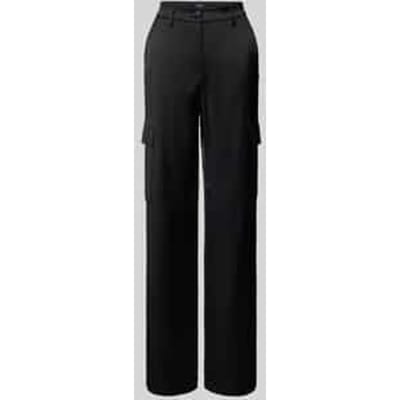 Straight leg stoffen broek met cargozakken, model 'Faja'