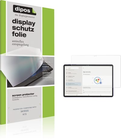 dipos – 2x Matte Beschermfolie geschikt voor SKYEGG K15 | Krasbestendige & antireflecterende Screenprotector Ultra-Thin