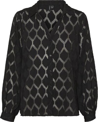 VERO MODA VMAYLA LS SHIRT WVN GA BF Dames Blouse - Maat XS