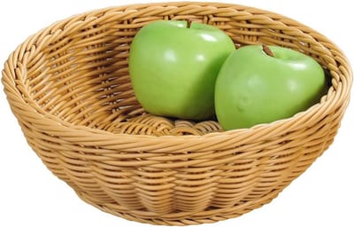 Brood en fruitmand 24 cm bruin - Duurzaam en veelzijdig