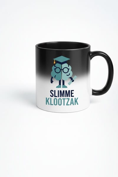 Slimme Klootzak Magic Mug - Verrassende Mok met Warmte-Effect