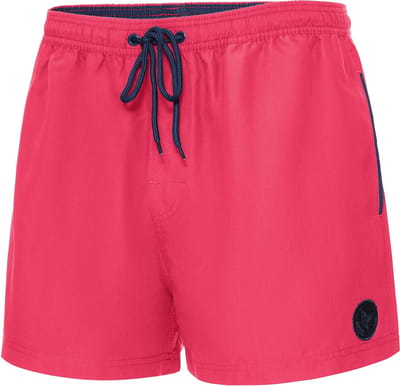 Ladeheid LA-LA40-199-SWS Heren Zwembroek - Zwemshorts - met zijzakken en achterzak - sneldrogend - met binnenslip van mesh - Koordsluiting - Polyester - Roze - XXL