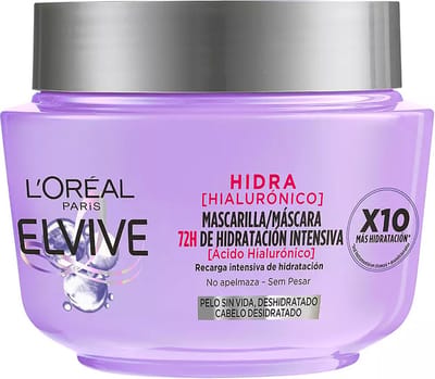 Haarmasker L'Oreal Make Up Elvive Hidra Hyaluronzuur (300 ml)