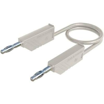 Hirschmann Test & Measurement MLN 100/2,5 WS Meetsnoer Banaanstekker 4 mm Banaanstekker 4 mm 1.00 m Wit 1 stuk(s)