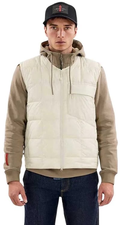 The Mountain Studio Ultralight Down Vest Beige L Man