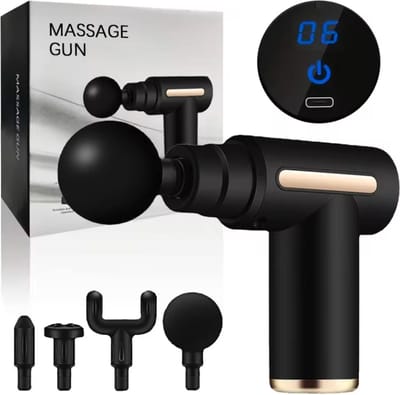 Massage gun - Professioneel massageapparaat - Inclusief 4 opzetstukken - Oplaadbaar