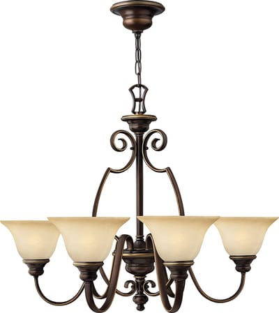 Moderne Kroonluchter - Steady Lighting - Metaal - Modern - E27 - L: 66cm - Voor Binnen - Woonkamer - Eetkamer - Blauw