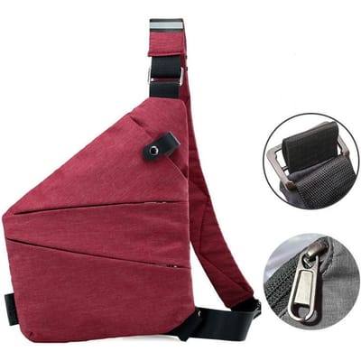 Heren Dunne Anti-Diefstal Kleine Borsttas Crossbody Tassen Mannelijke Eén Schouder Sling Bag voor Reizen Jongen Sporttas