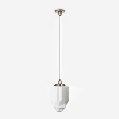 Hanglamp aan snoer ''Chrysler'' 20's Brons - Art Deco Trade
