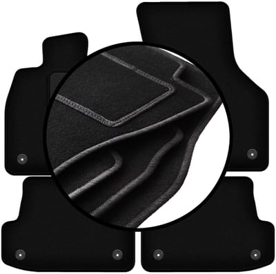 Complete set veloursmatten voor: Audi A3 8V 3-deurs, sedan, limousine, sportback (2012-)